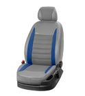 Citroen Jumpy 1996–2007 Bilsätesöverdrag i ekoläder + tyg + Alcantara Vip Elite 2020 (8 eller 9 platser) foto 9