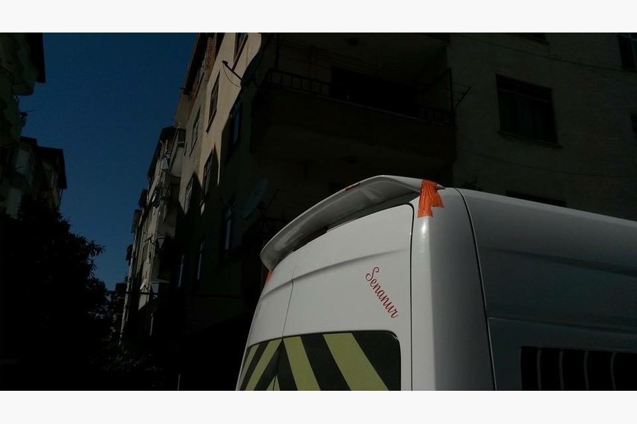 Volkswagen Crafter 2006–2016 Spoiler Anatomik (smal modell, för lackering) Foto 8