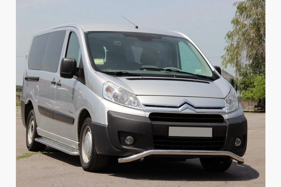 Citroen Jumpy 2007–2017 Främre skyddsbåge ST007 (rostfritt) 60 mm Image
