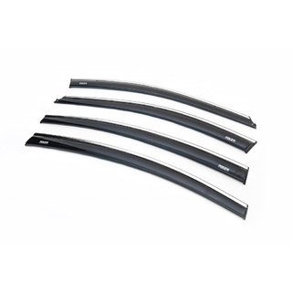 Vindavvisare för sidorutor med kromlist SD (4 st, Niken) Chevrolet Cruze 2009–2015 foto 1