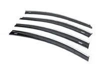 Chevrolet Cruze 2009–2015 Vindavvisare för sidorutor med kromlist SD (4 st, Niken) foto 1