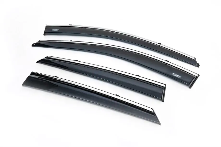 Hyundai IX-35 2010–2015 Vindavvisare med kromlist (4 st, Niken) Image