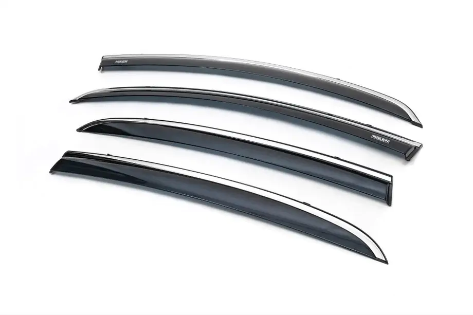 Opel Corsa D 2007–2014 Vindavvisare med kromlist (4 st, Niken) Image