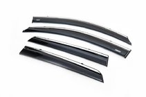 Nissan Qashqai 2007–2010 Vindavvisare med kromlist (4 st, Niken) foto 5