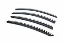 Renault Fluence 2009–2016 Vindavvisare med krom (4 st, Niken Chrome) foto 1