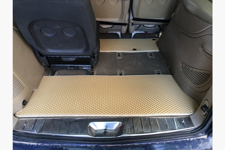 Volkswagen Sharan 1995–2010 Bagagerumsmatta (EVA, beige) Image