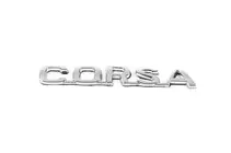 Opel Corsa C 2000–2006 Corsa emblem 12,5 x 2,0 cm foto 1