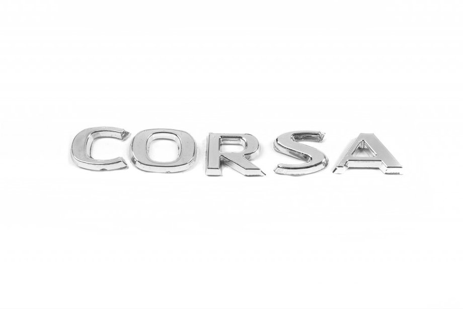 Opel Corsa B 1993–2004 Emblem text Corsa 12,5 cm x 1,6 cm Image