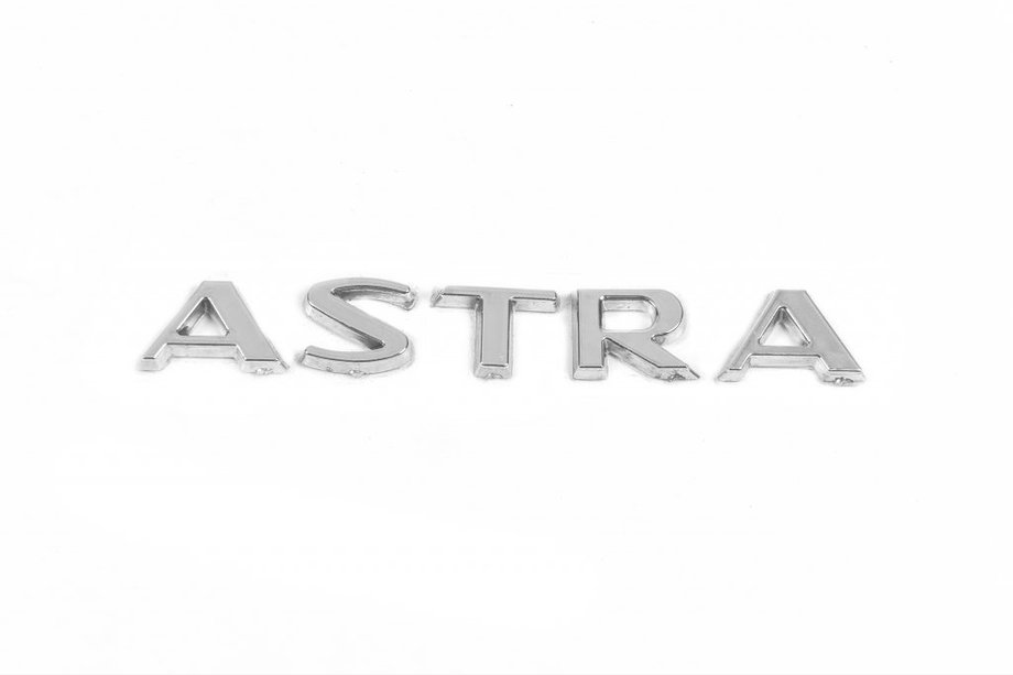 Opel Astra G Classic 1998–2012 Astra textemblem (128 x 17 mm) Image