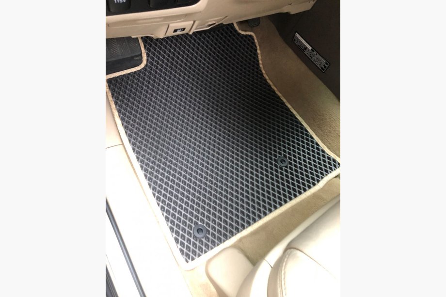 Lexus GX470 2002–2009 EVA bilmattor (2 rader, svarta) Image