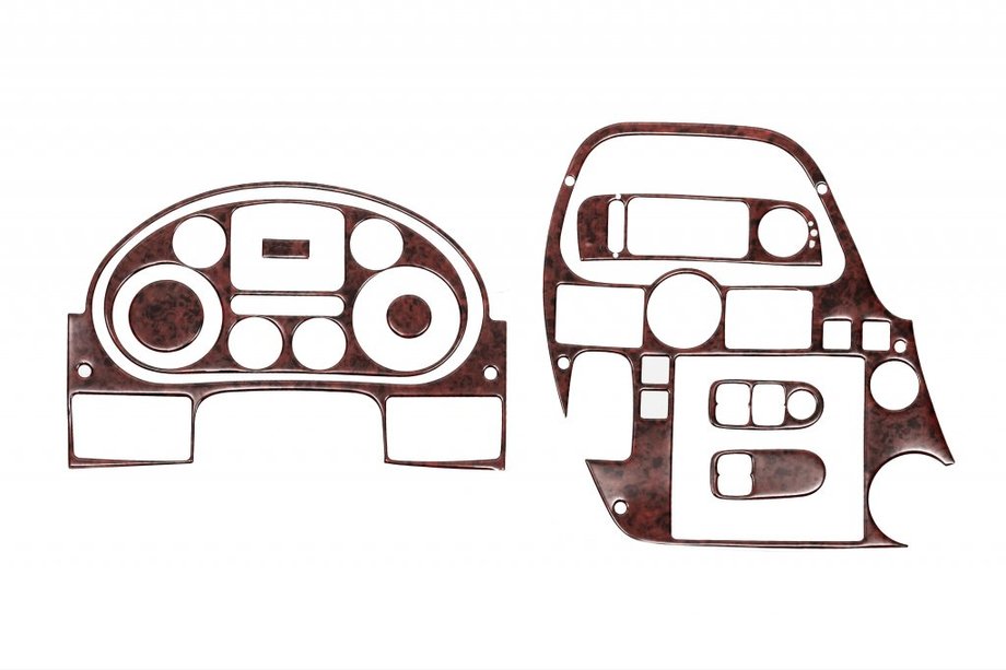 DAF XF105 2005–2013 Instrumentpanellister (trälook) Image