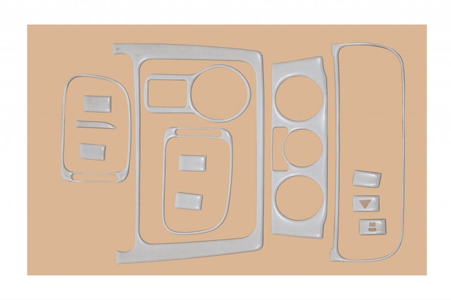 Volkswagen Polo 2010–2017 Instrumentpanelskydd Aluminium Image