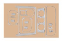 Volkswagen Polo 2010–2017 Instrumentpanelskydd Aluminium foto 1