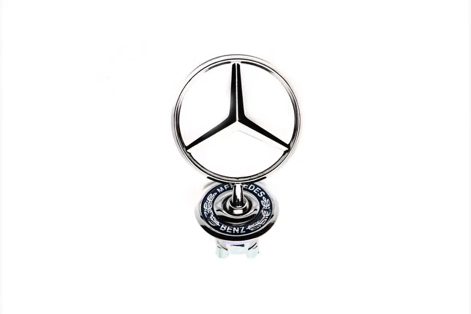 Mercedes S-class W140 1991–1998 Emblem med riktkors (med text) Image
