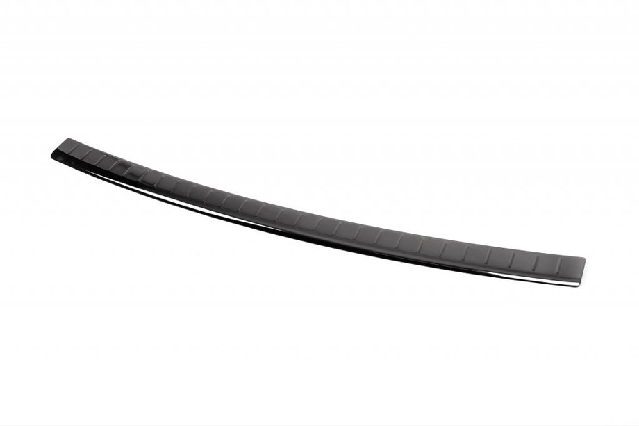 Nissan Qashqai 2014–2021 Lastskydd bakre stötfångare Svart krom (2014-2017, rostfritt stål) Foto 1