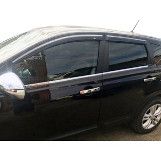 Yttre kromlister runt rutorna (4 st, rostfritt stål) Nissan Qashqai 2007–2010 foto 1