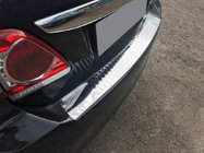 Toyota Corolla 2007–2013 Bakre stötfångarskydd i rostfritt stål foto 1