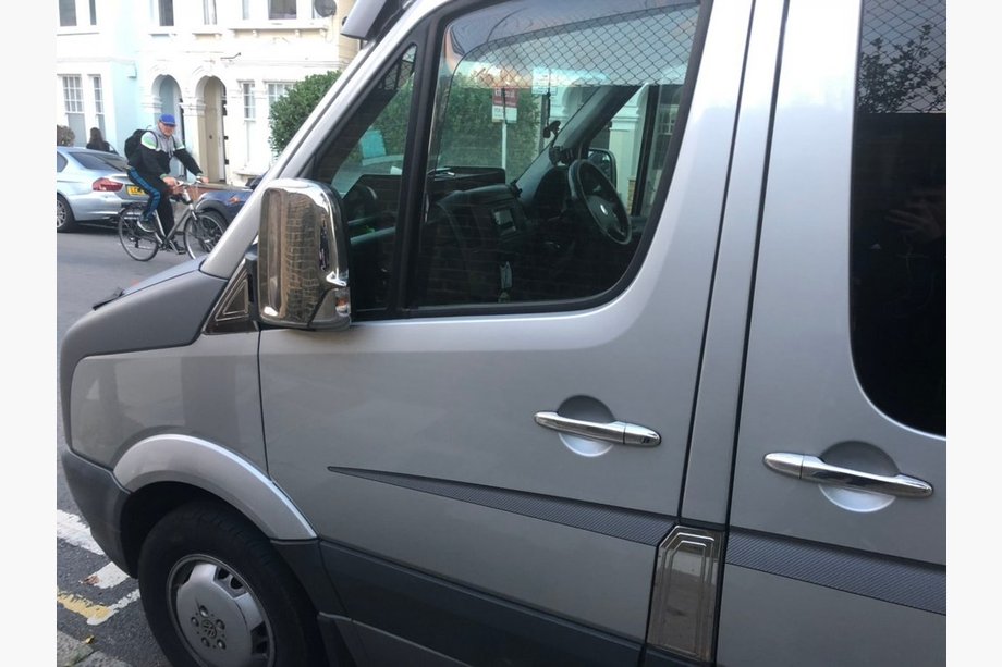 Mercedes Sprinter W906 2006–2018 Dörrhandtagskåpor (4 st, rostfritt stål) Foto 5