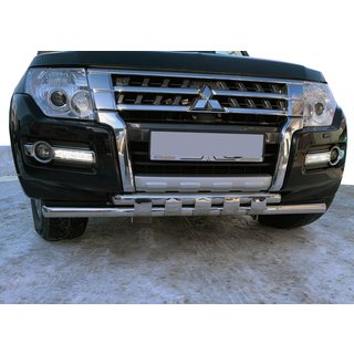 Frontbåge ST015 (rostfritt) Mitsubishi Pajero Wagon IV 2006–2021 foto 1