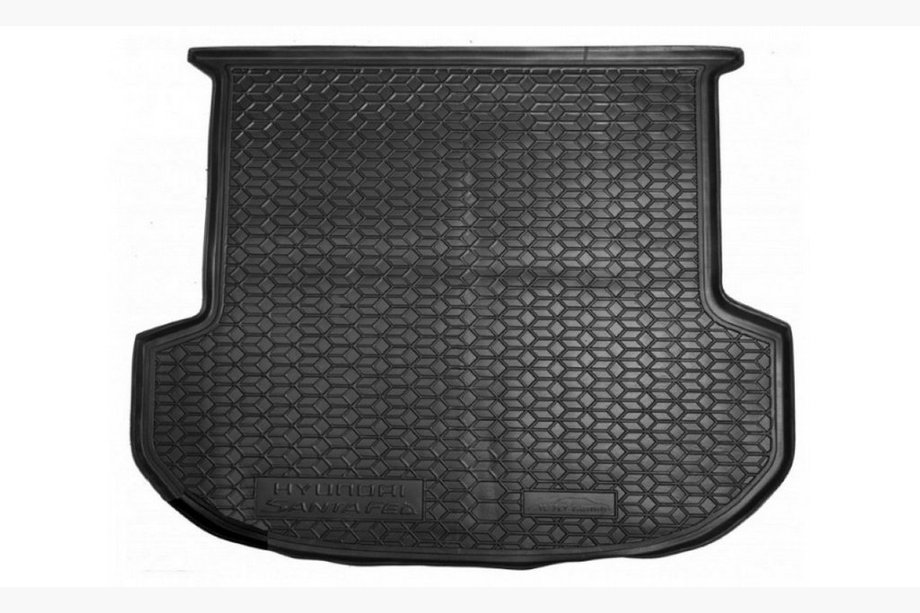 Hyundai Santa Fe 4 2018–2023 Gummimatta för bagageutrymme, 5-sits (Autogumm, gummi) Image