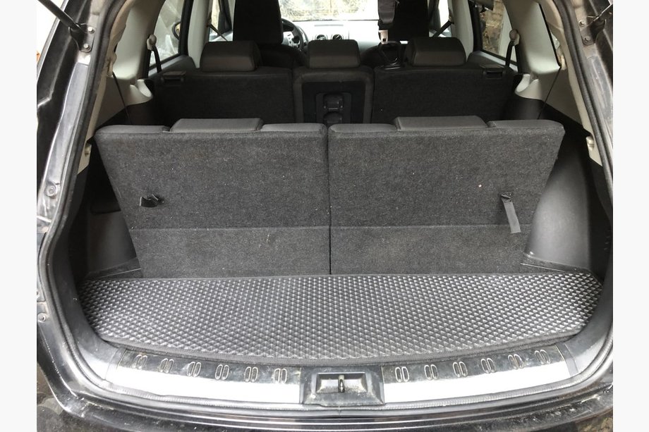 Nissan Qashqai 2007–2010 Bagagerumsmatta till +2 (kort, EVA, svart) Image