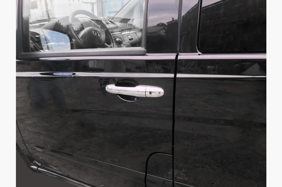 Mercedes Viano 2004–2014 Dörrhandtagsskydd (rostfritt stål) Image