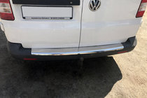 Volkswagen T5 Multivan 2003–2010 Bakre stötfångarskydd med bockning (Carmos V1, stål) foto 1