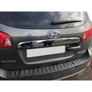 List ovanför registreringsskylten (rostfritt stål) Hyundai Santa Fe 2 2006–2012 foto 1