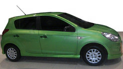 Hyundai I-20 2008–2012 Sidokjolar (för lackering) foto 1
