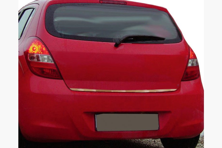 Hyundai I-20 2008–2012 Kromlist till baklucka (rostfritt stål) Image