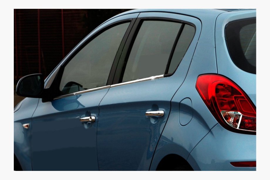 Hyundai I-20 2012–2014 Nedre fönsterlister (4 st, rostfritt) Image
