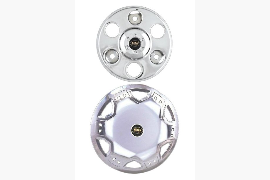 Volkswagen LT 1995–2006 Kromade hjulsidor i metall (2 st) Image