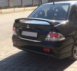 Mitsubishi Lancer 9 2004–2008 Kromlist till baklucka (rostfritt stål) foto 1