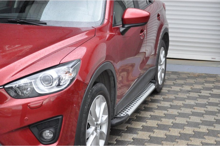 Mazda CX-5 2012–2017 Sidosteg Allmond Grey (2 st, aluminium) Image