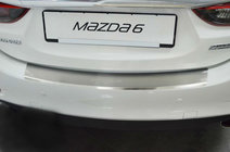 Mazda 6 2012–2024 Lastskydd bakre stötfångare med bock Nataniko (4D, rostfritt) foto 1