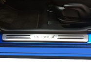Mazda 3 2003–2009 Libao tröskelskydd (4 st, rostfritt stål) foto 1