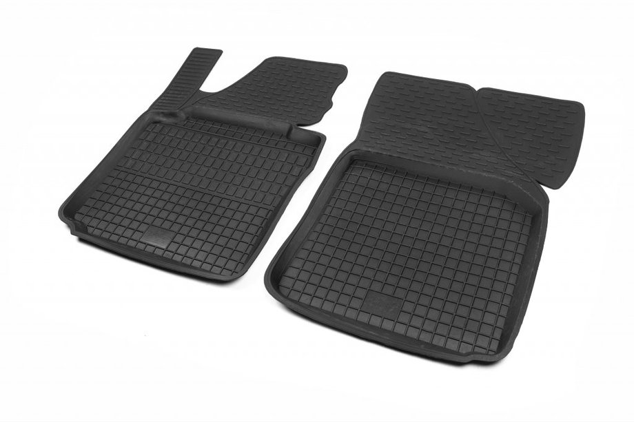 Volkswagen Caddy 2010–2015 Gummimattor till kupén med hög kant (2 st, Polytep) Image