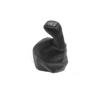 Växelspaksdamask och växelspaksknopp utan ram (läder) foto 1