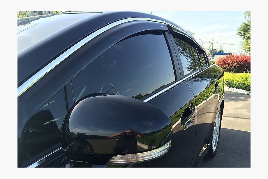 Volkswagen Jetta 2011–2018 Vindavvisare till sidorutor (4 st, Sunplex Chrome) Image