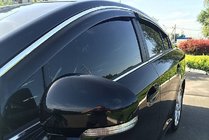 Volkswagen Jetta 2011–2018 Vindavvisare till sidorutor (4 st, Sunplex Chrome) foto 1