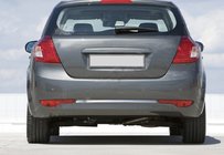 Kia Ceed 2007–2012 Ändskydd för bakre stötfångare OmsaLine (2009-2012, HB, rostfritt stål) foto 3