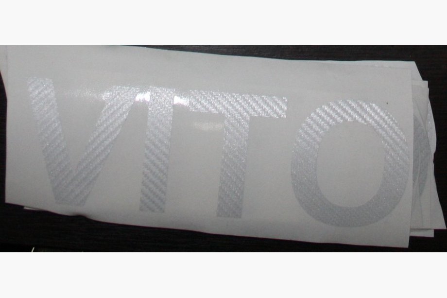 Mercedes Vito W638 1996–2003 Dekal (vit kolfiber) Image