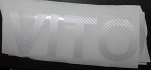 Mercedes Vito W638 1996–2003 Dekal (vit kolfiber) foto 1
