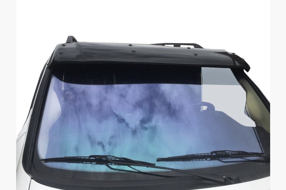 Mercedes Vito W638 1996–2003 Vindrutespoiler (svart blank, 5 mm) Foto 1
