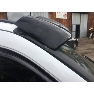 Vindrutespoiler (svart blank, 5 mm) foto 3