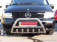 Mercedes Vito W638 1996–2003 Frontbåge WT003/4 (rostfritt stål) utan text, 51 mm foto 9