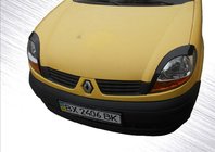 Renault Kangoo 1998–2008 Strålkastarögonlock (2 st, svart ABS) (2003-2008) Blank svart foto 1