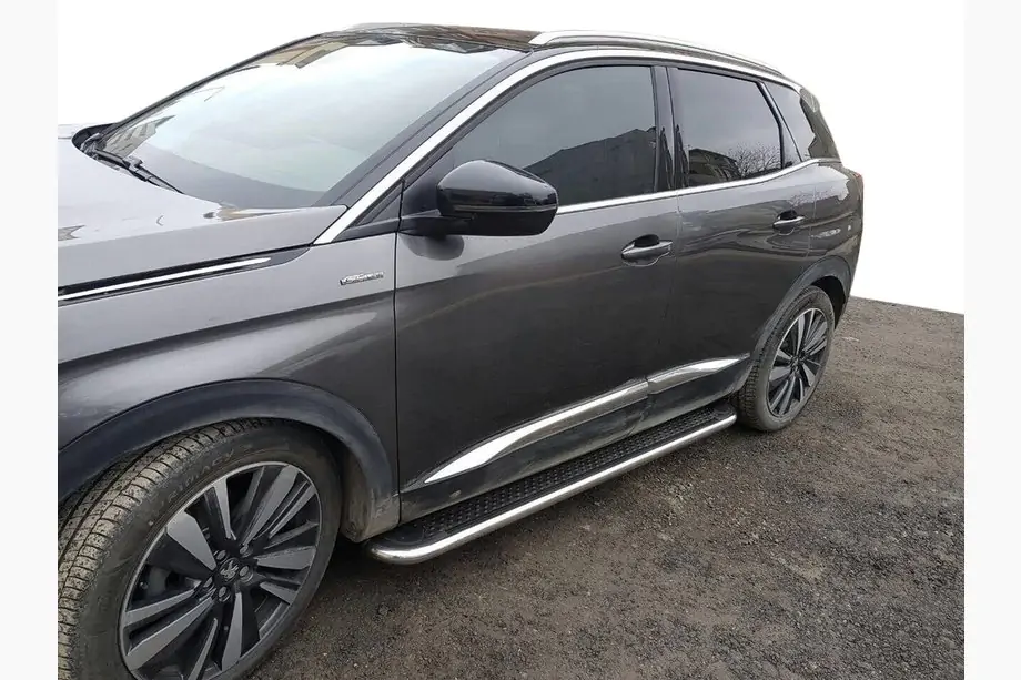 Peugeot 3008 2016–2023 Sidosteg Maydos V2 (2 st, aluminium/rostfritt stål) Image