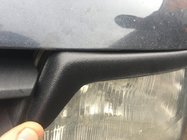 Mercedes Vito W638 1996–2003 Ögonlock till strålkastare (svarta) Blank svart foto 2