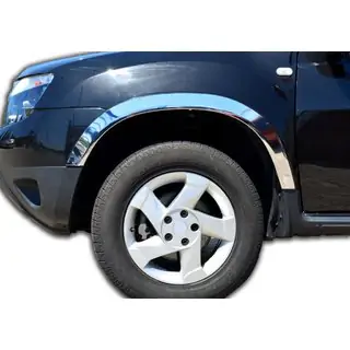 Hjulhuslister (4 st, rostfritt stål) Dacia Duster 2008–2018 foto 1